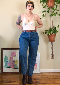 Vintage Stone Wash Rustler Mom Jeans - XL/2X