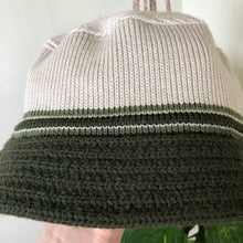 Vintage Striped Knit Hat