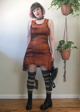 Autumnal Knit Mini Dress - L