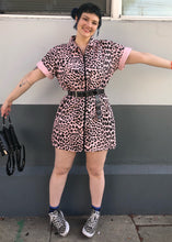 Lazy Oaf Pink Leopard Shirt Dress - XL