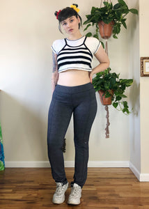 Heather Gray Yoga Pants - L