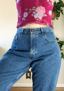 Vintage Baggy Mom Jeans - XL