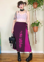 Vintage Mulberry and Magenta Skirt - XL/2X
