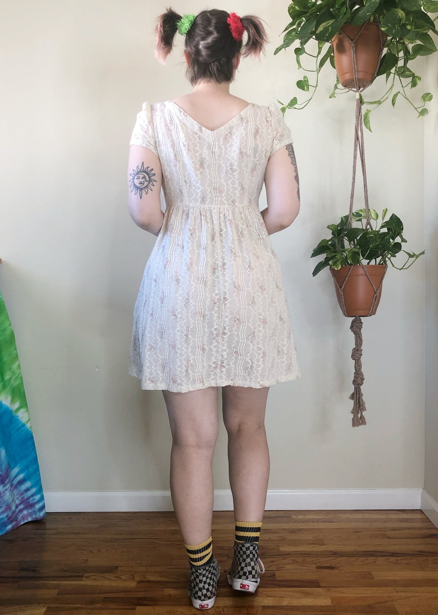 Cream Babydoll Dress - L/XL Isabel Hendrix Cream Babydoll Dress - L/XL Isabel Hendrix
