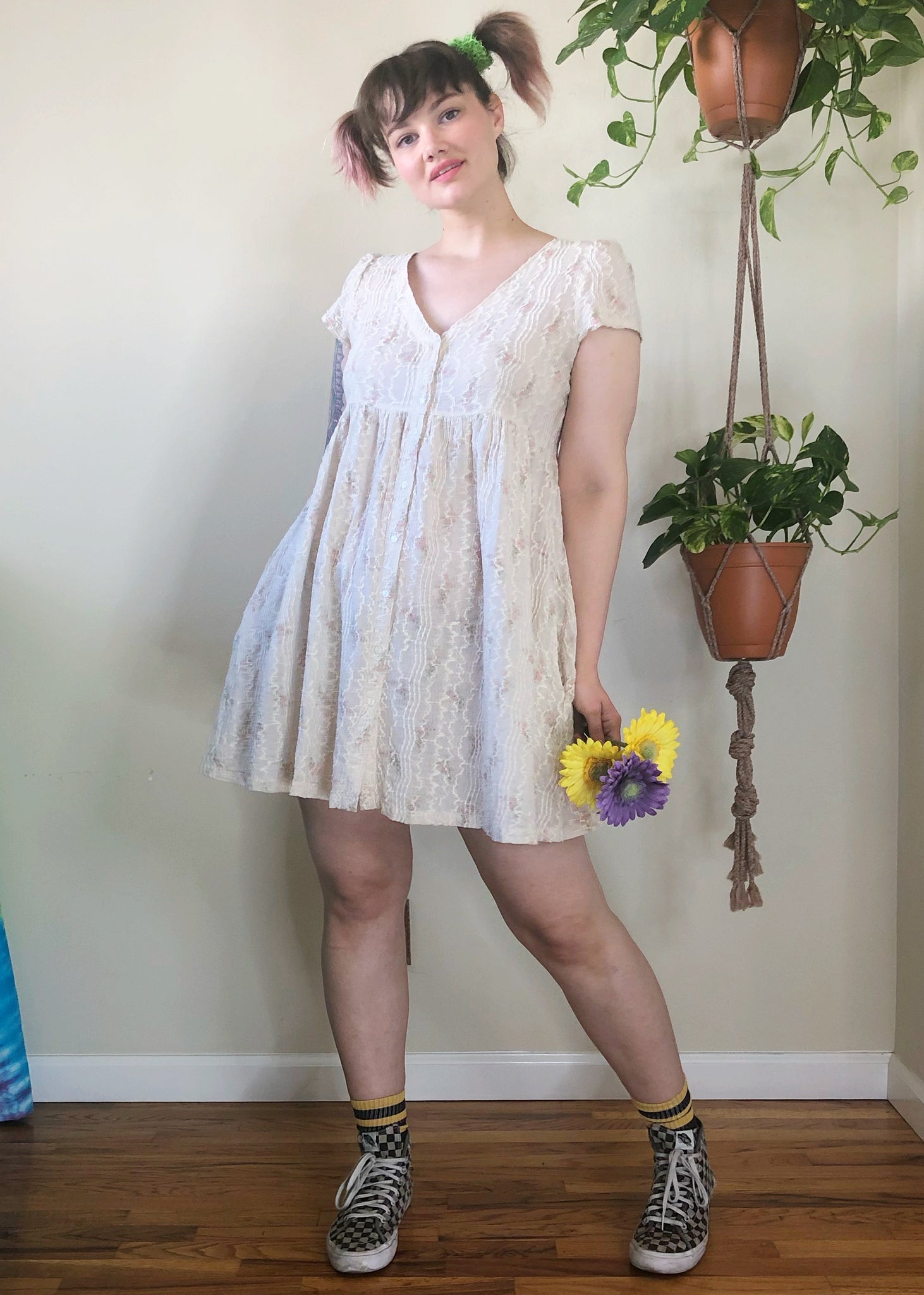 Cream Babydoll Dress Cream Babydoll Dress