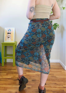 Vintage Mesh Layered Skirt - M/L/XL/2X