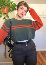Vintage Levi's Perfect Color Combo Raw Cropped Striped Sweater - 3X