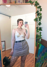 Vintage Altered Mauve Corduroy Skirt - 2X