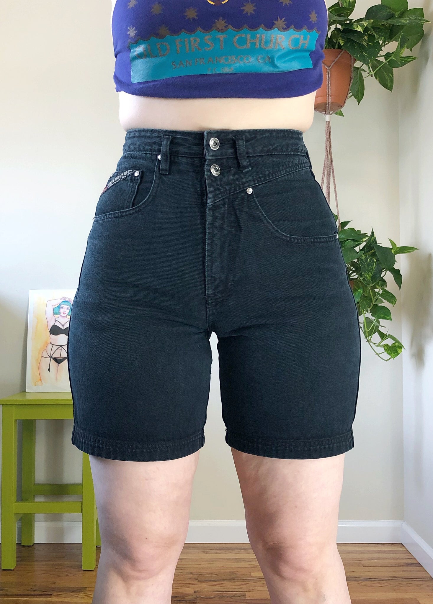 Vintage Ultra Classic Jean Shorts with Waist Cincher in Back - L/XL –  Isabel Hendrix