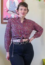 Vintage Rodeo Paisley Button Up - M